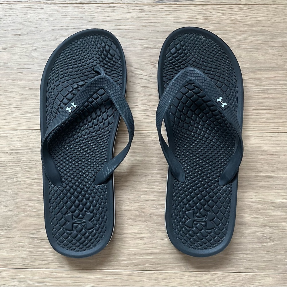 Under Armour flip flops